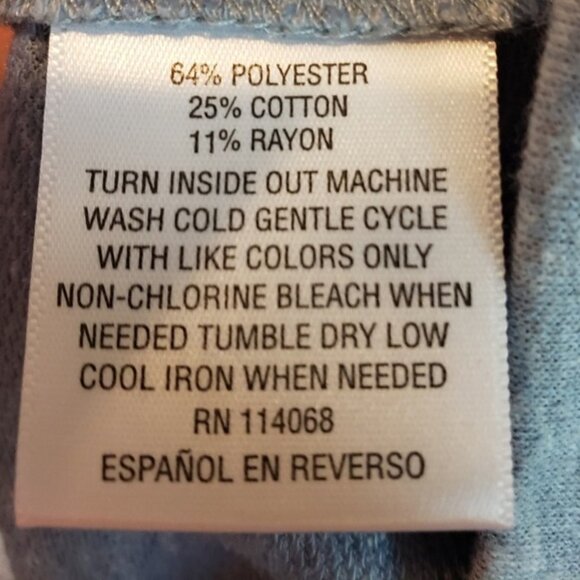 Sryle & Co Printed Sweatshirt Blue Medallion Trio - Picture 7 of 7